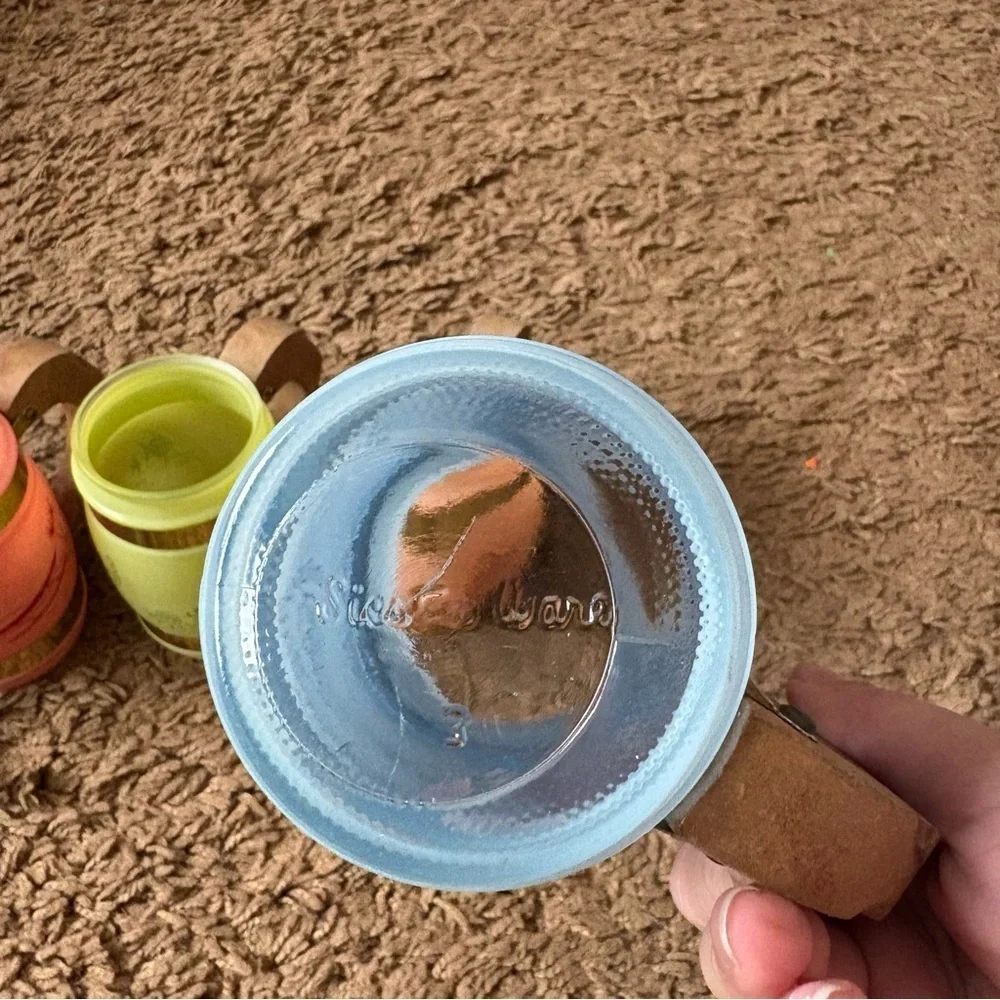 Siesta Ware Mugs Frosted Wood Handles Tiki Bar Mid Century Tropical Set Bundle